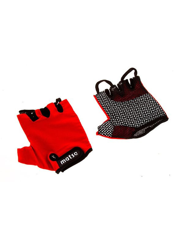 Перчатки вело, фитнес, лайкра XL красный. Matsa (362445336)