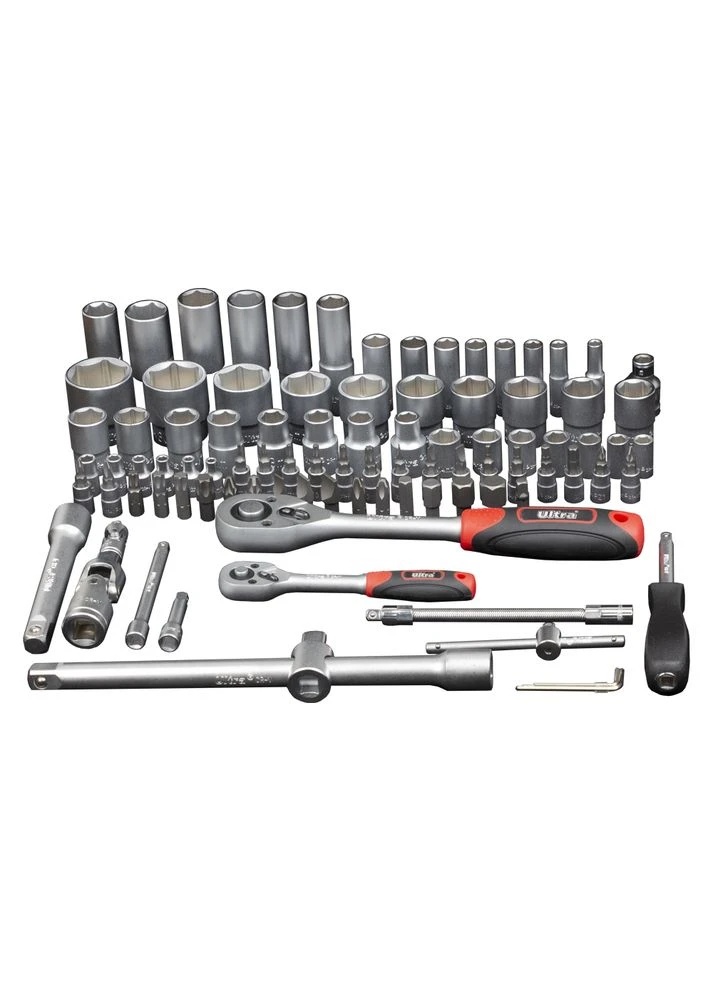 Набор торцевых головок и бит 1/4", 1/2" 94шт CrV Taiwan (6003142) Ultra (394618482)