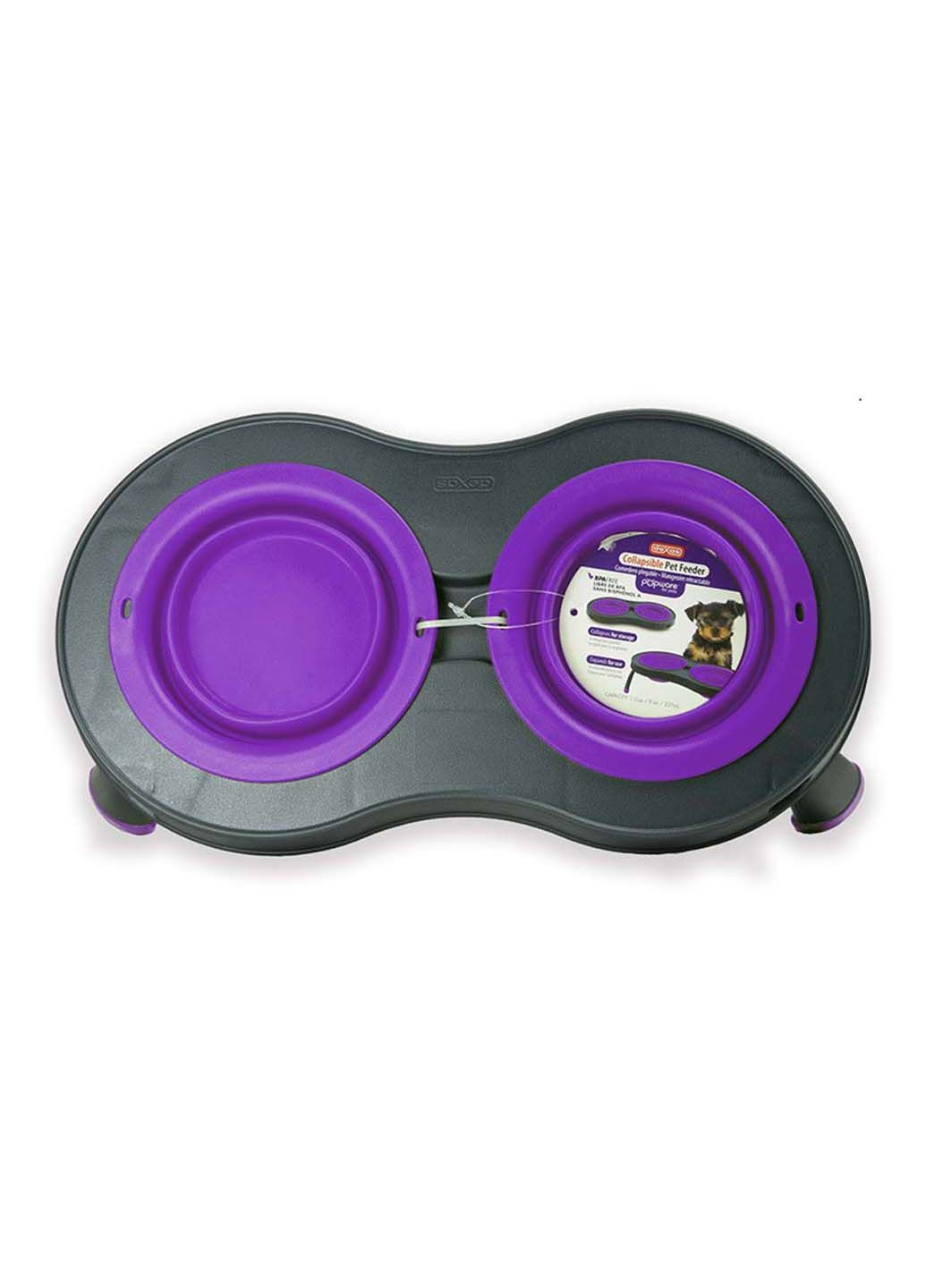 Большая двойная миска на складной подставке для собак Dexas (297156952)