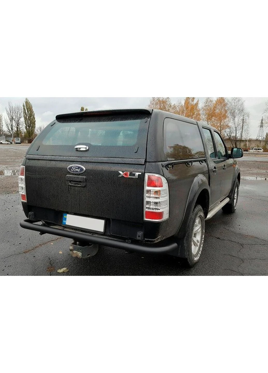 Задній захист AK005 Black (нерж) для Ford Ranger 2007-2011 рр CAN (392727329)