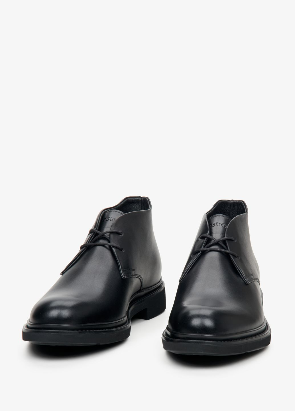 Черные осенние ботинки, цвет черный Estro