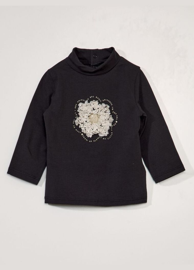 Водолазка,черный с принтом, Kiabi (314807715)