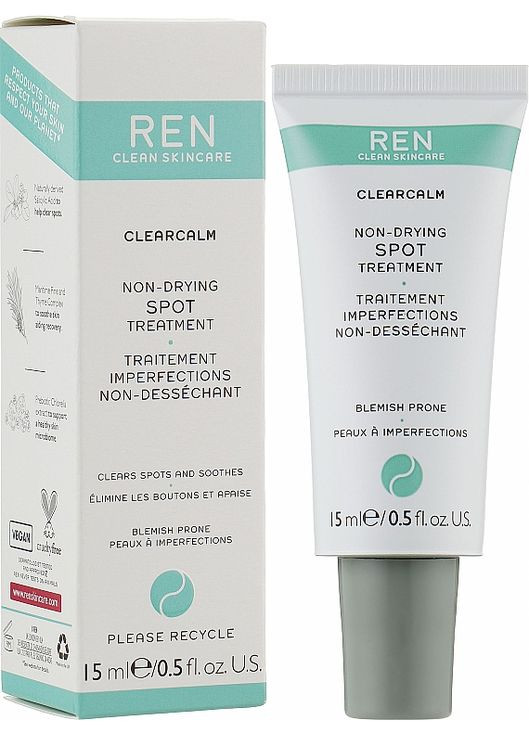 Гель для лечения акне ClearCalm Non-Drying Spot Treatment 15ml (756391-43132) Ren (368642688)