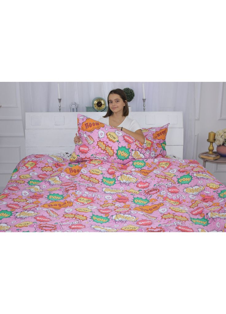 Постільна білизна Бязь 17-0512 Bombs pink 160x220 (m216578) Mirson Бязь 17-0512 Bombs pink Сімейний 160x220 (366563999)