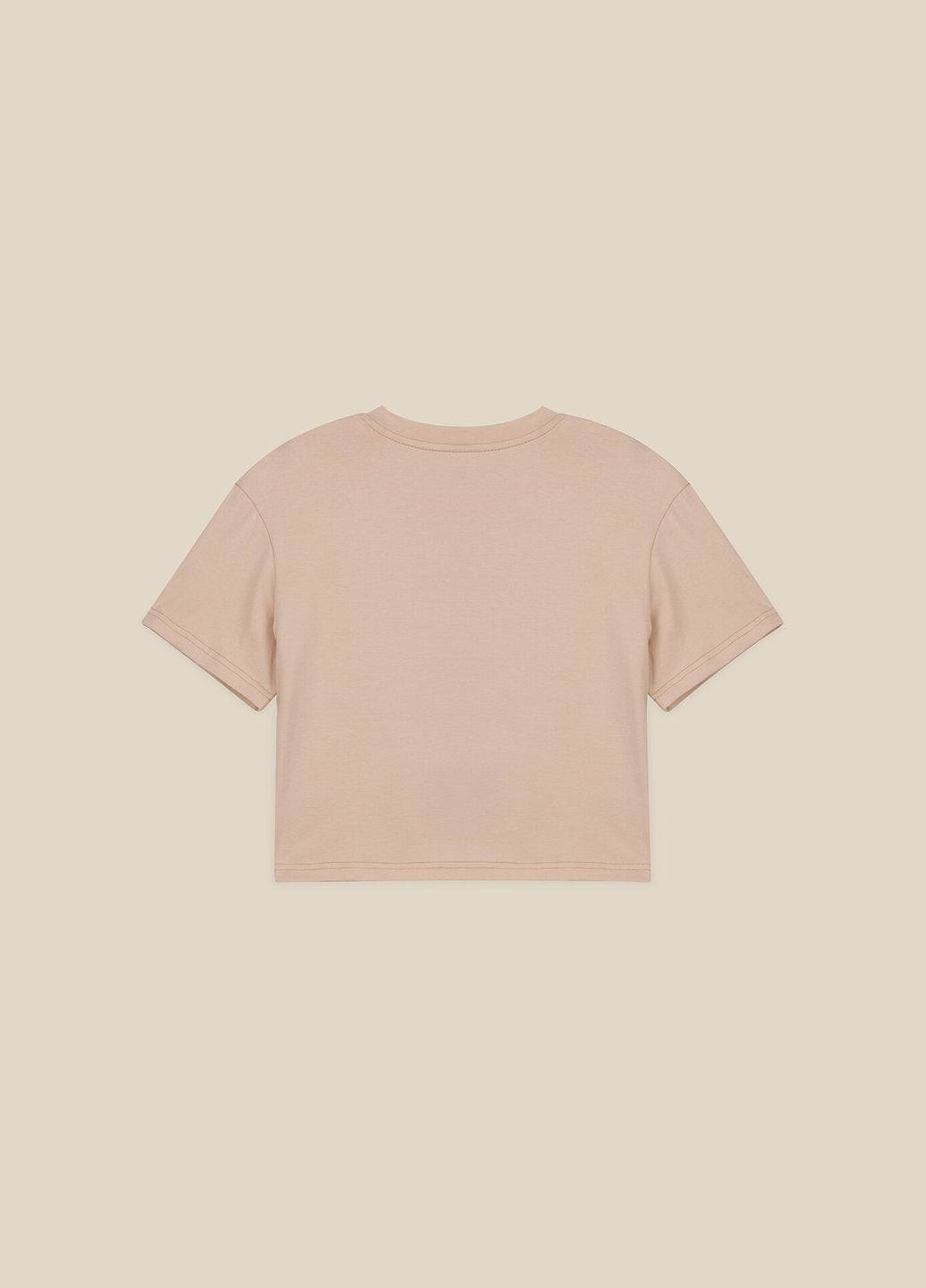 Футболка однотонная женская WBC02311 Бежевый shop (2000999204944) LAWA - (362745827)