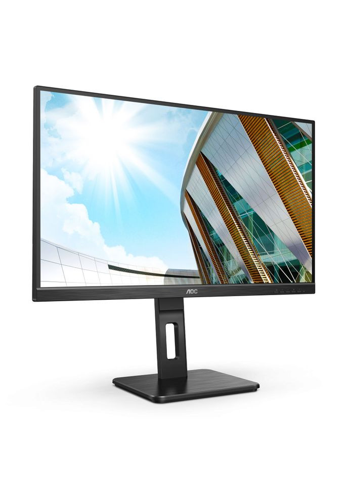 TFT 27" Q27P2CA, IPS, QHD, HDMI, DP, USBC, USB-hub, HAS, колонки, черный AOC (314748007)