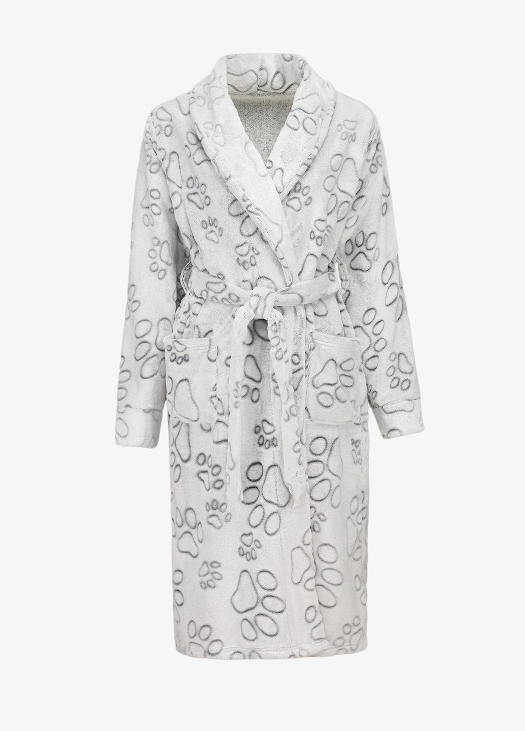 Халат женский 0228 лапки Серый (2000902900147A) shop (2000902900147) Barwa (356095661)