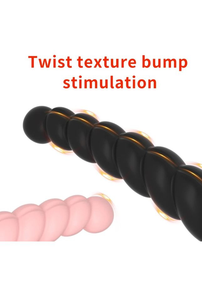 Набір фалоімітаторів чорних на присосці ребристий рельєфний силіконовий комплект ділдо 4 шт член S M L XL фалос No Brand (339092277)