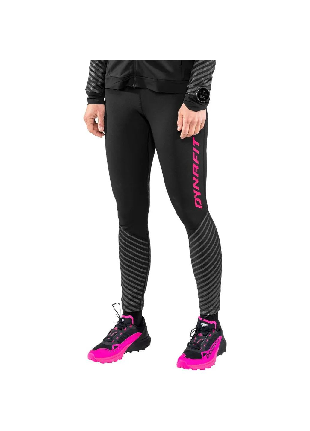 Черные демисезонные брюки reflective tights wms Dynafit