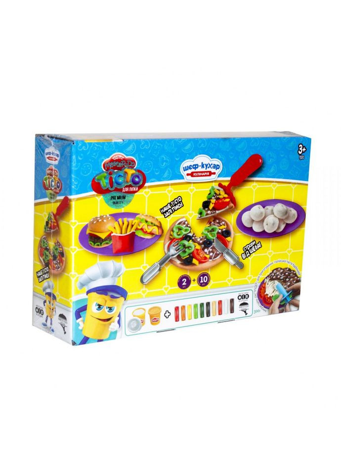 Набор для творчества "Тесто для лепки" Master Do" Шефповар Пицца TMD-10-01U с инструментами No Brand (316050820)