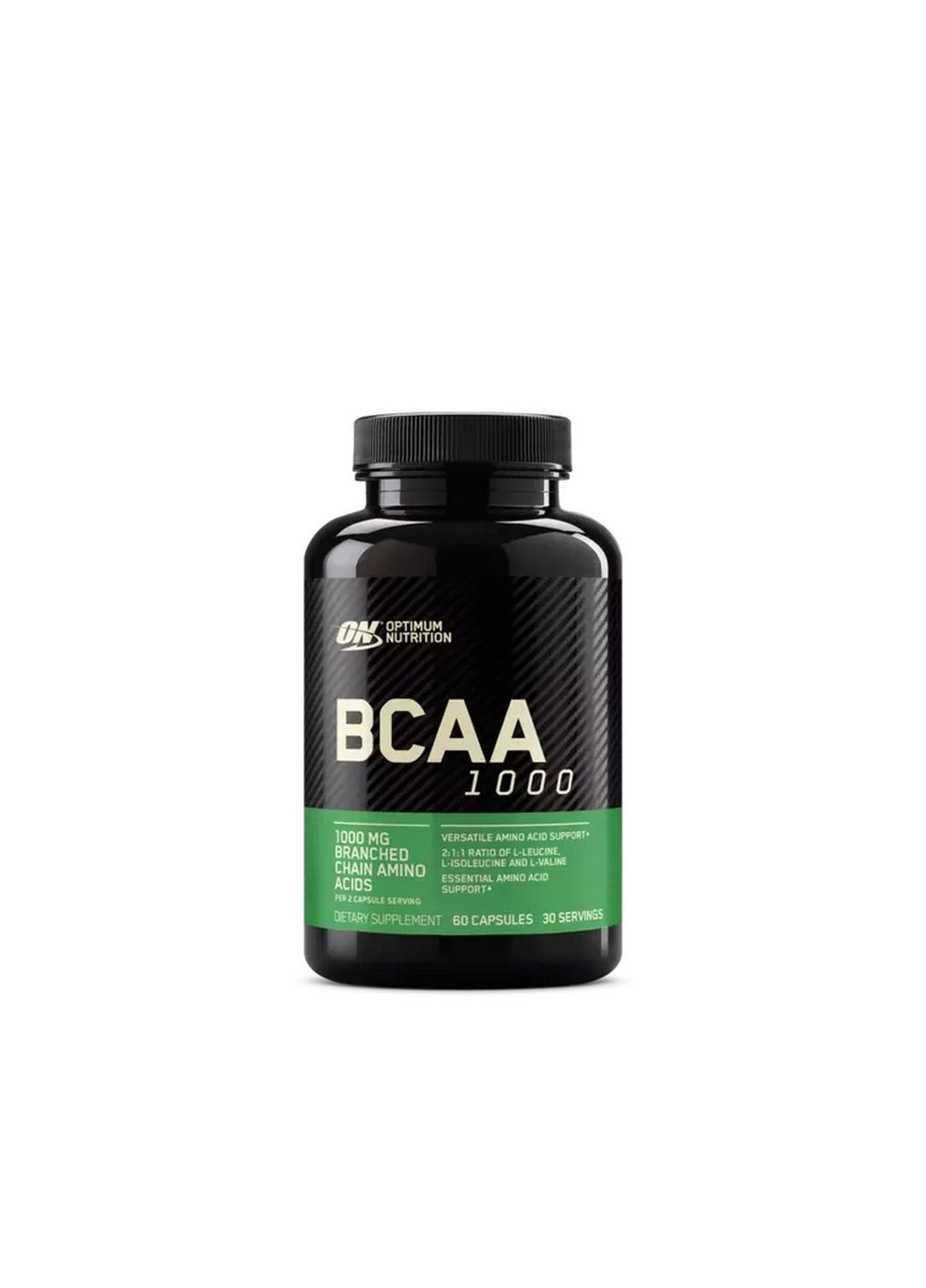 Аминокислота BCAA 1000, 60 капсул Optimum Nutrition (293338671)