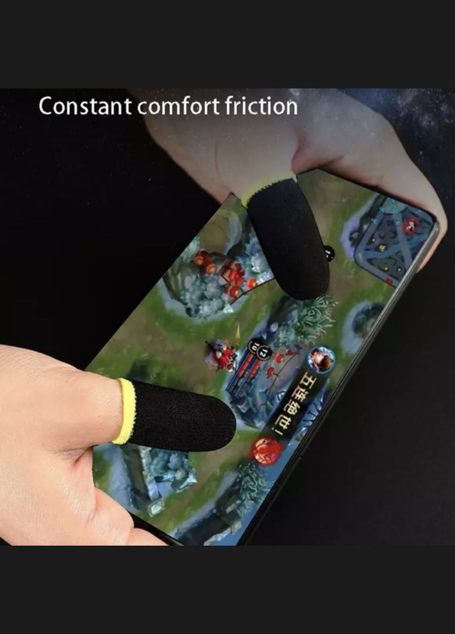 Напальчник ігровий кіберспортивний для ігор на телефоні/планшеті Fortnite (Call of Duty Minecraft Counter-Strike PS4 PS5) REO (341534146)