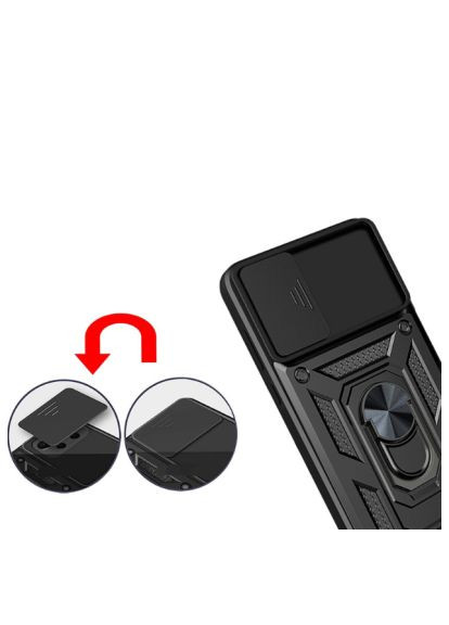 Чохол до мобільного телефона (709095) BeCover Military Motorola Moto G72 Black (364495863)