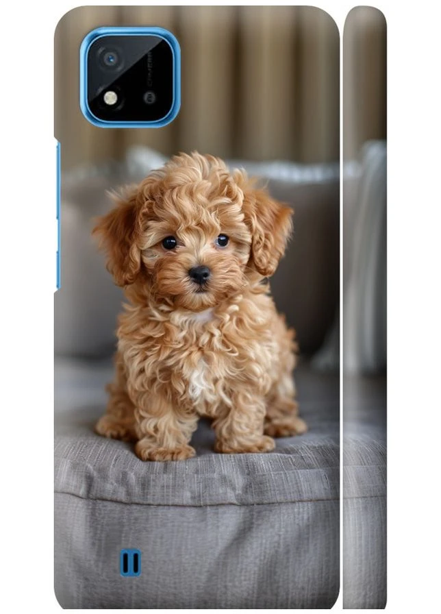 3D пластиковый матовый чехол 'Mini-maltipoo' для Endorphone Realme C11 2021 (297866194)