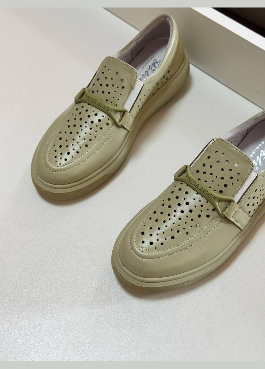 Хаки мокасины Prellesta