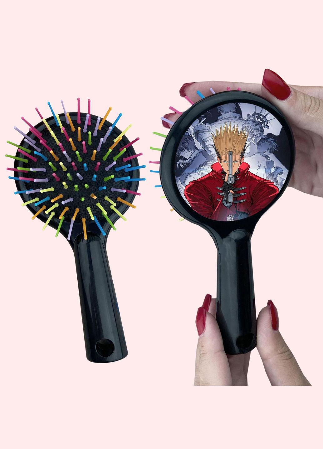 Расческа для волос Аниме Триган #0005 черный No Brand (315042687)