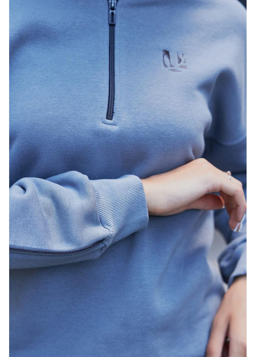 Кофта жіноча з начосом сіра (М196.4К) UMON (356129643)