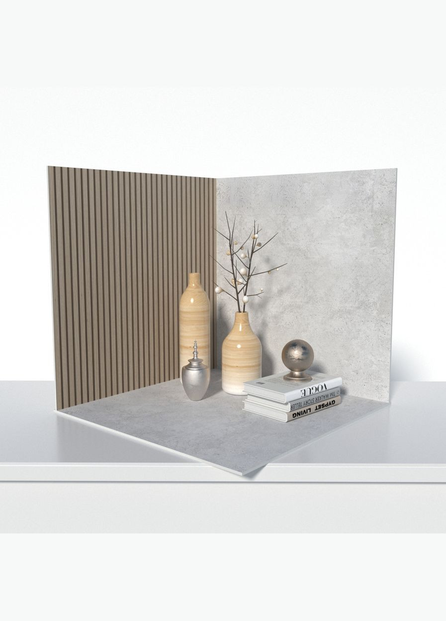 Пластиковый угловой 3d фотофон, 40x40x40см - №61027 PolyPlast (354356930)