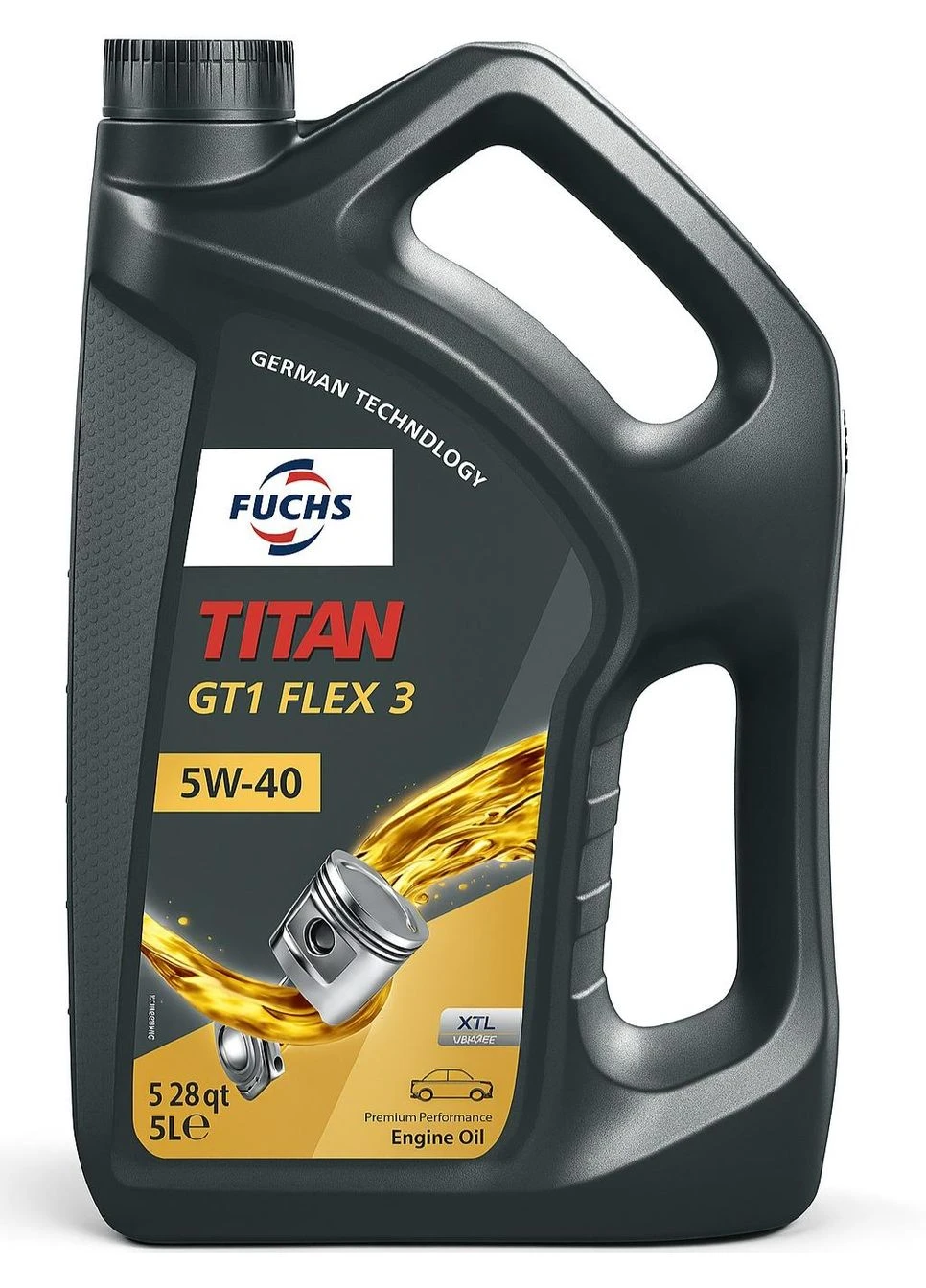 Моторна олива TITAN GT1 FLEX 3 5W40 5 л FUCHS (393341282)