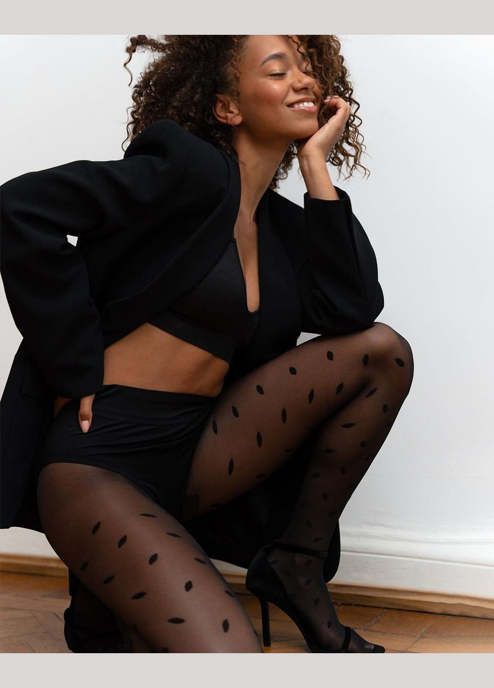 Жіночі колготки з узором Fiore (307354941)