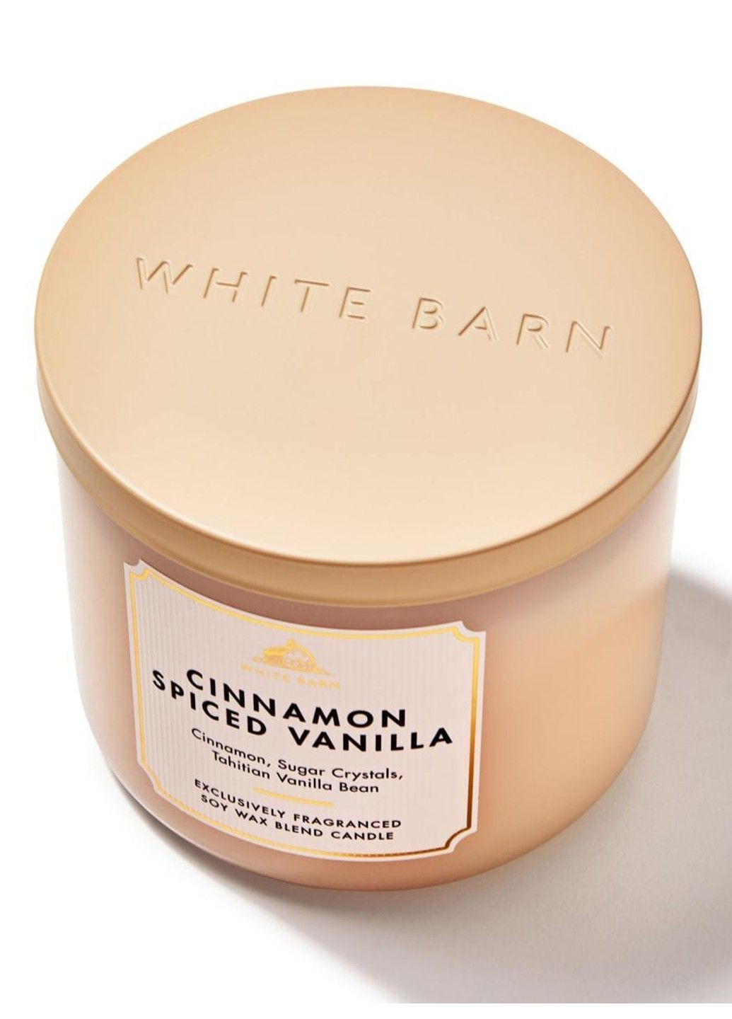 Свеча ароматическая Bath&Body Works Cinnamon Spiced Vanilla 3-Wick Candle 411 г Bath & Body Works (363621387)