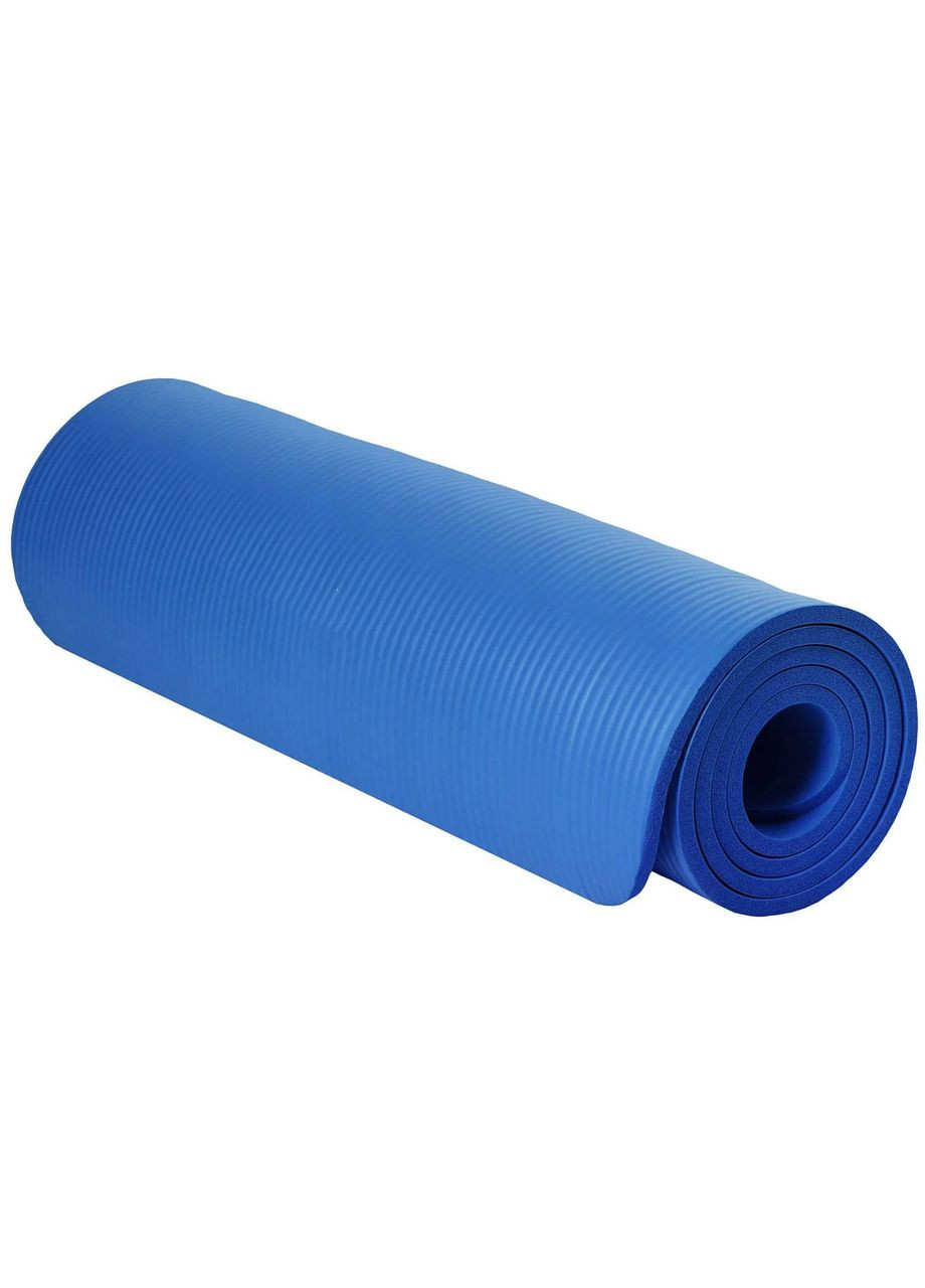 Килимок для йоги та фітнесу PS-4017 NBR Fitness Yoga Mat Plus Blue (180х61х1) Power System (315913519)