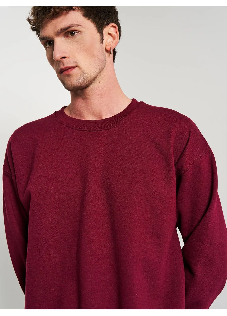 Желтый мужской свитшот на флисе heavy blend crewneck sweatshirt теплый свитер, xxl Gildan (394993324)