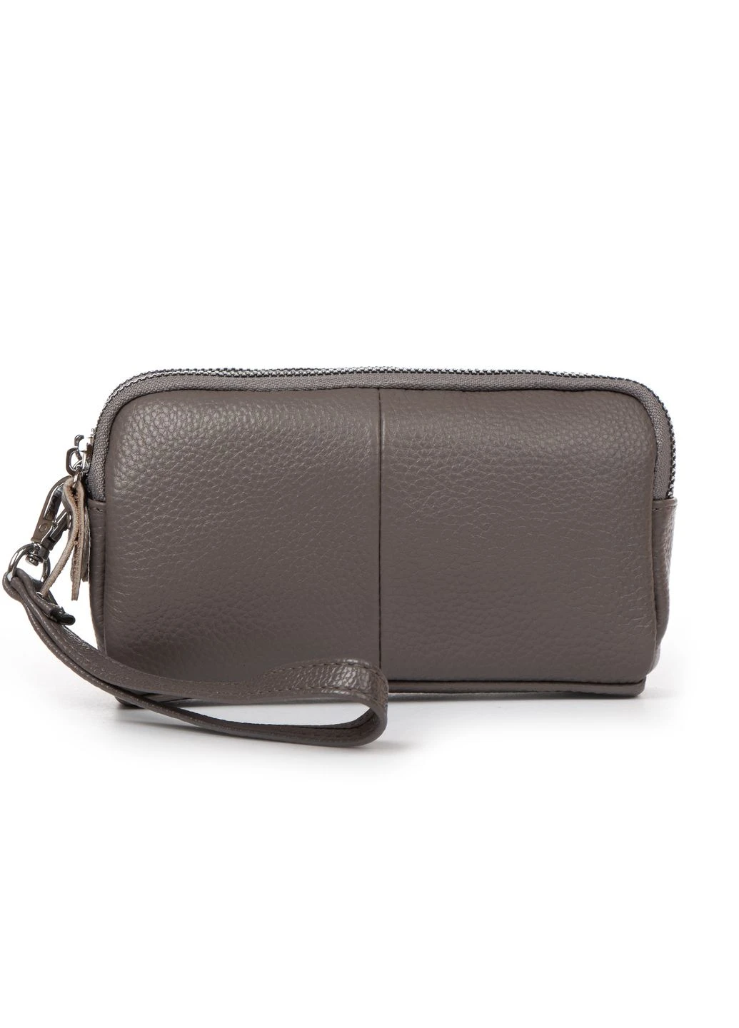 Косметичка кожа 6002-A grey Fashion (394991563)