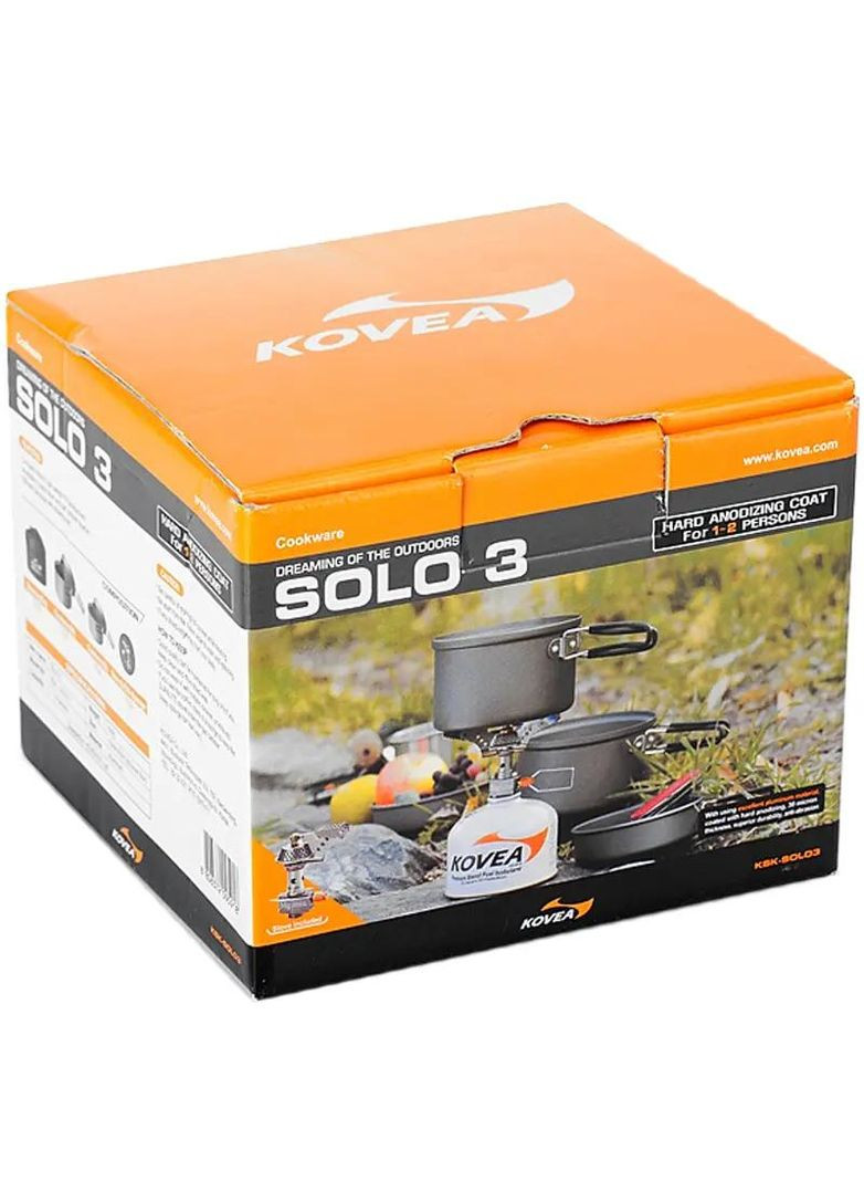Набор кухонный Solo 3 с газовой горелкой Kovea (316446201)
