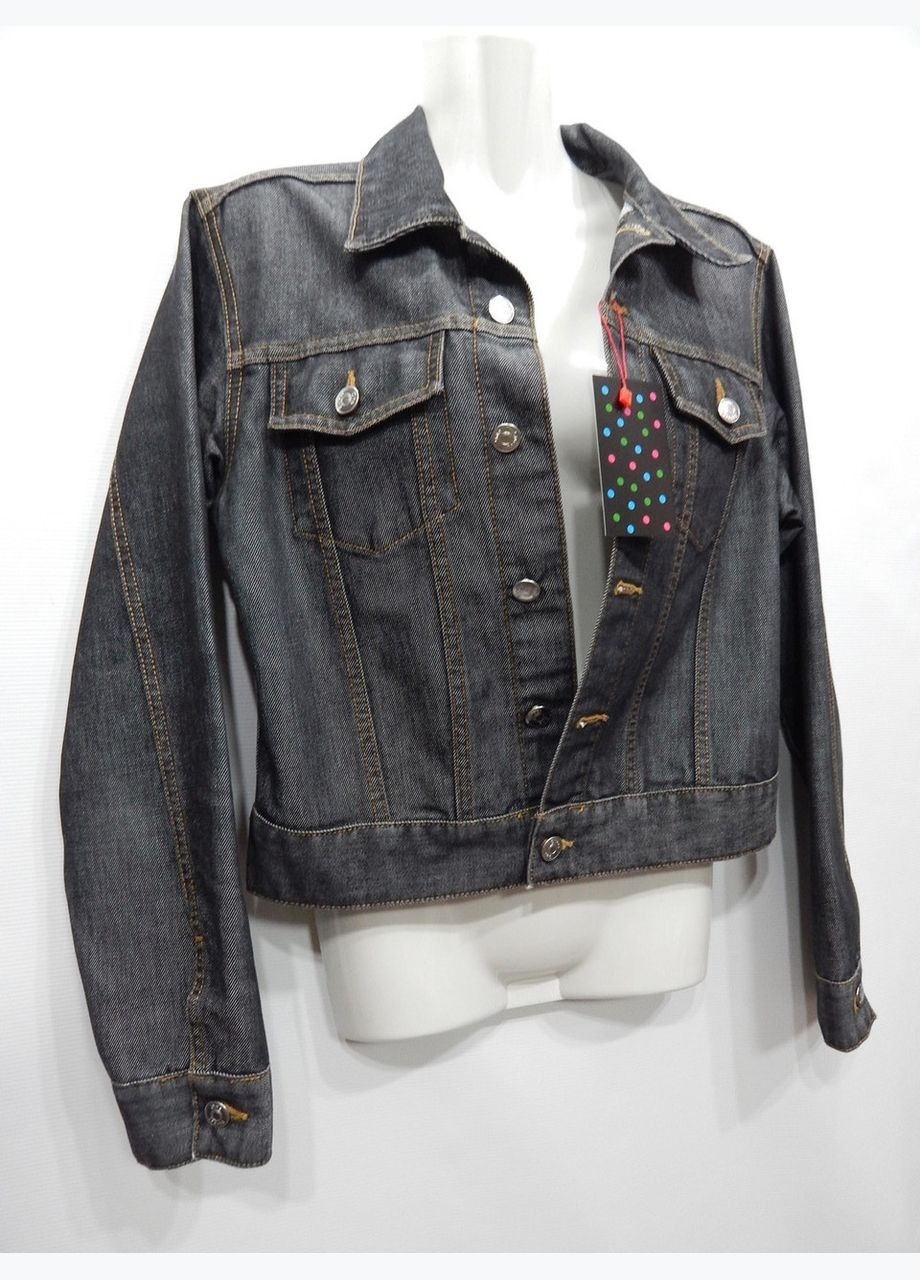 Чорна демісезонна куртка жіноча джинсова vintage, ukr р. 46-48, eur 38 083dg Street One