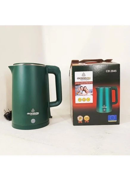 Електрочайник CB 2845 Green, 1.8 л, дисковий, 1800 Вт (Р9214) Crownberg (388482430)
