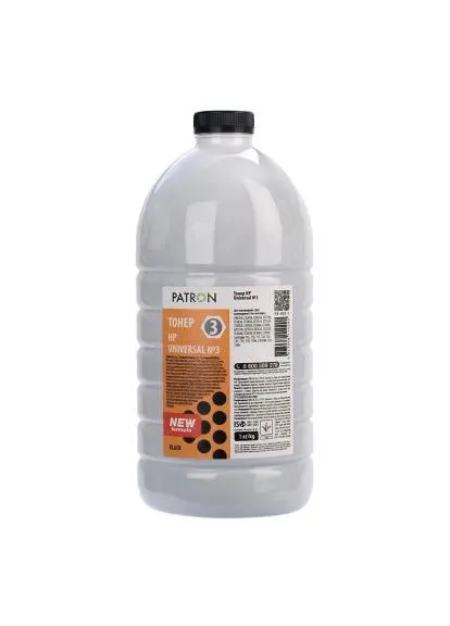 Тонер HP LJ Universal №3 1кг (LJ P1005/P1505/P1102) (PN-HU3-1) Patron (391041204)