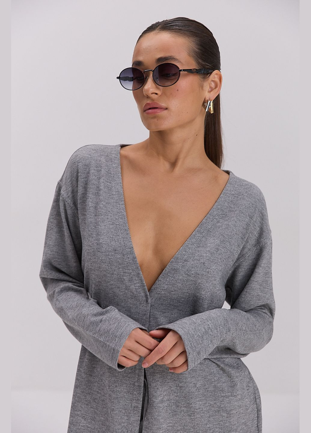 Жіночий трикотажний костюм зі спідницею і кардиганом Arjen (319311952)