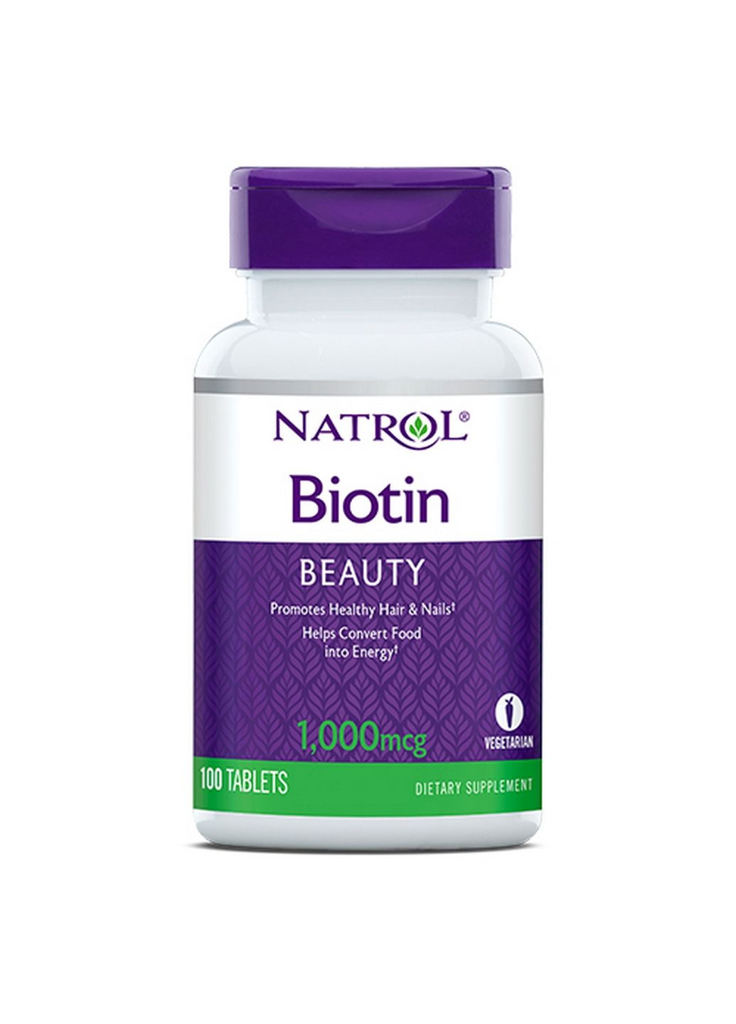 Вітаміни та мінерали Biotin 1000 mcg, 100 таблеток Natrol (293338275)