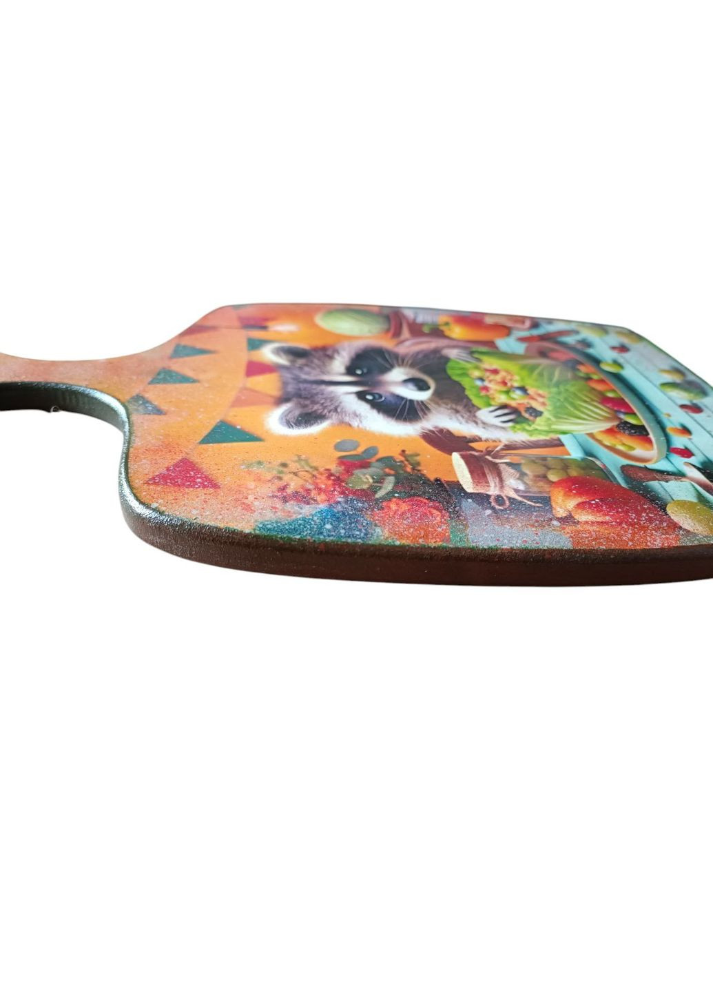 Отделочная декорированная доска "Енот с капустой" Handmade (315932336)