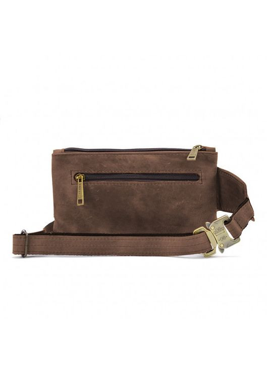 Сумка мужская на пояс через плечо из натуральной кожи маленькая Коричневый 35360 TARWA (333594220)