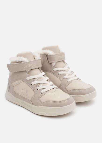 зимние ботинки для девочки lineup fur offwhite/beige Kappa