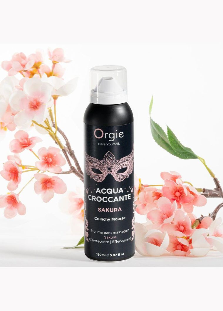 Массажная пенка – Acqua Croccante Sakura (150 мл), эффект лопающихся пузырьков Orgie (327875906)