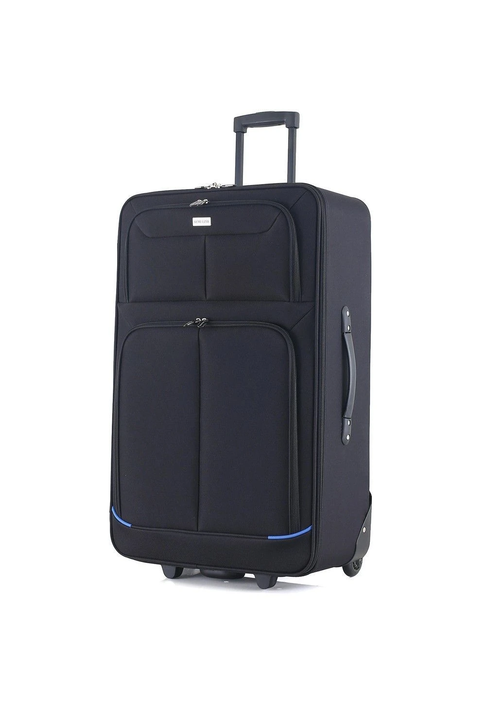 Валіза 28" (L) Black/Blue Lines (T5753-3) Semi Line (393641760)
