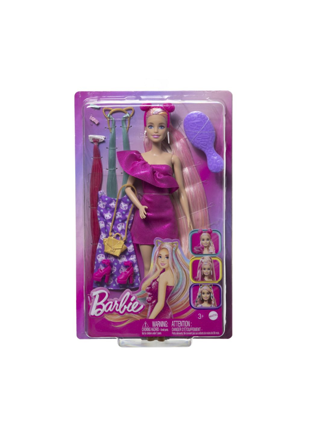 Ігровий набір "Дивовижні зачіски" колір різнокольоровий CB-00259356 Barbie (314891064)