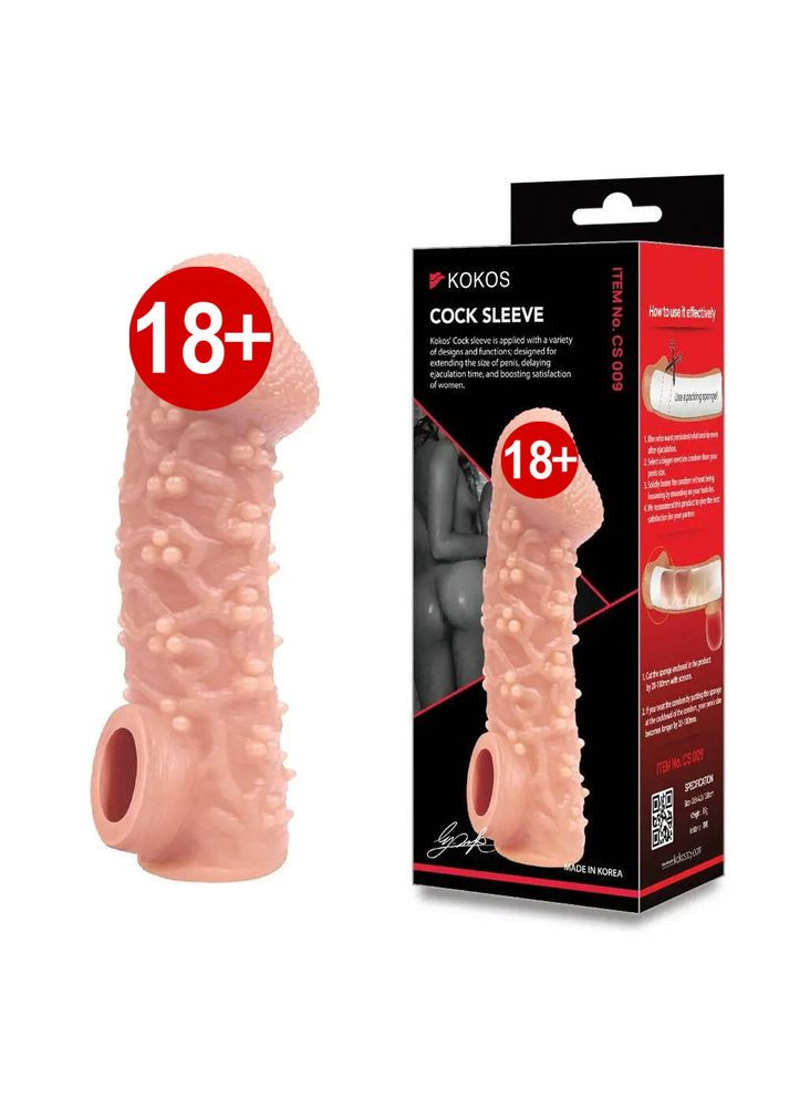 Насадка на член Cock Sleeve CS 009 M Kokos (360475619)