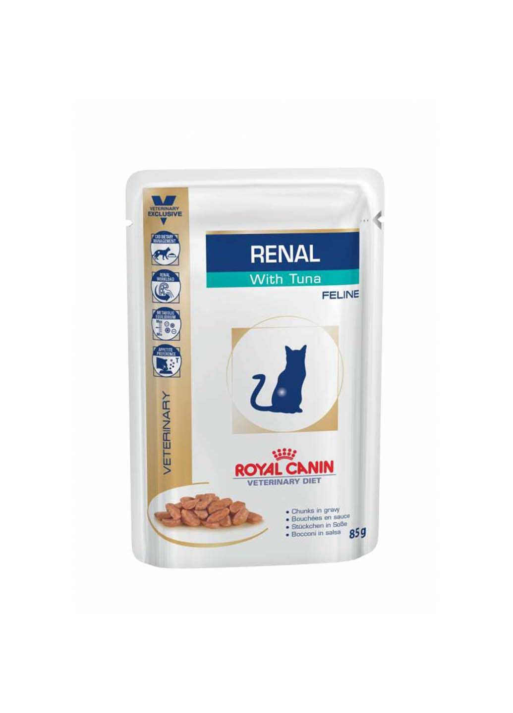 Паучі Renal with Fish pouches 85 г Royal Canin (286472609)