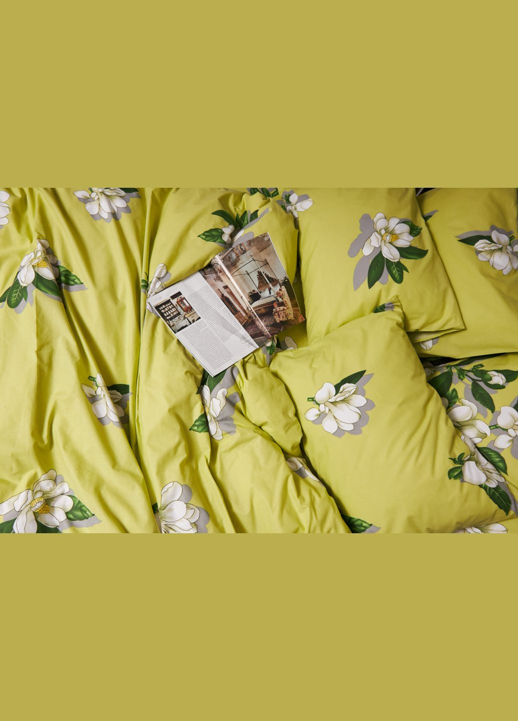 Комплект постельного белья Бязь Gold Люкс «» семейный 143х210х2 наволочки 4х50х70 (MS-820005523) Moon&Star Wisteria (296909754)