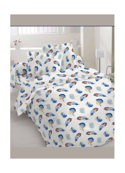 Семейный комплект постельного белья 100% Хлопок 200х220 см Bls-1016 Vital-Textile (367262489)