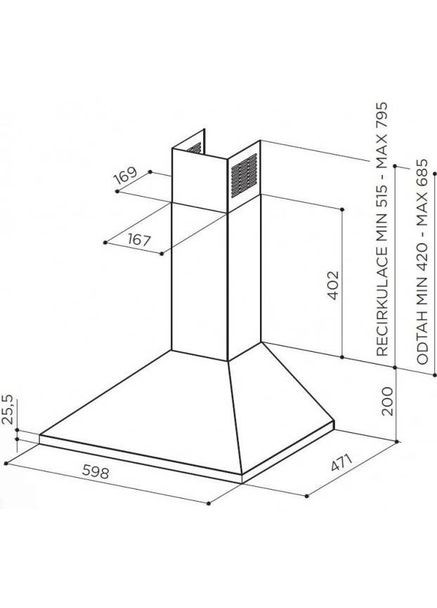 Вытяжка Value Pb X A60 (320.0557.539) Faber (308290078)