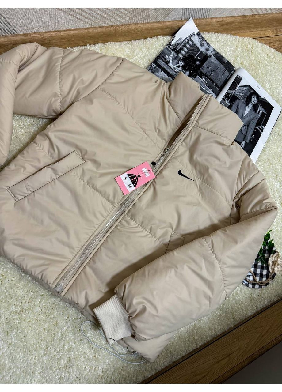 Бежевая демисезонная женская куртка Avanti