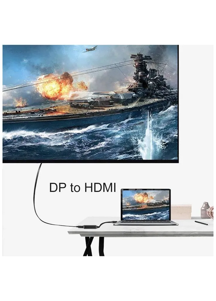 Перехідник DisplayPort Male to HDMI 4K Ultra HD Female (U-996-4K) ST-Lab (382075411)