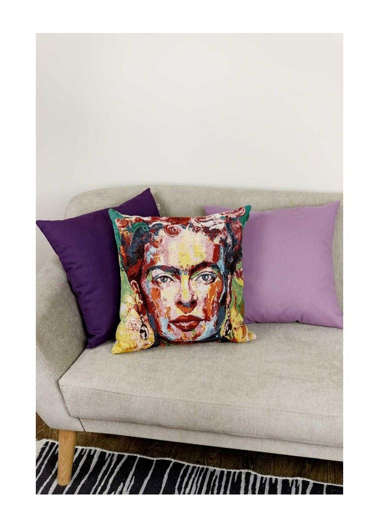 Декоративная наволочка FRIDA 45х45 см гобеленовая для интерьера и декора дома. ProDobro (369378045)