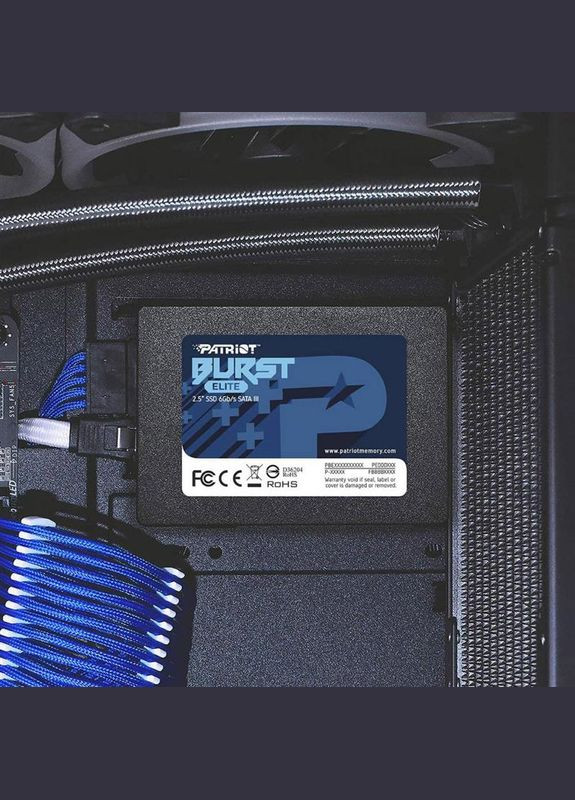 Накопитель SSD 240GB Burst Elite 2.5" SATAIII TLC (PBE240GS25SSDR) Patriot (336956906)