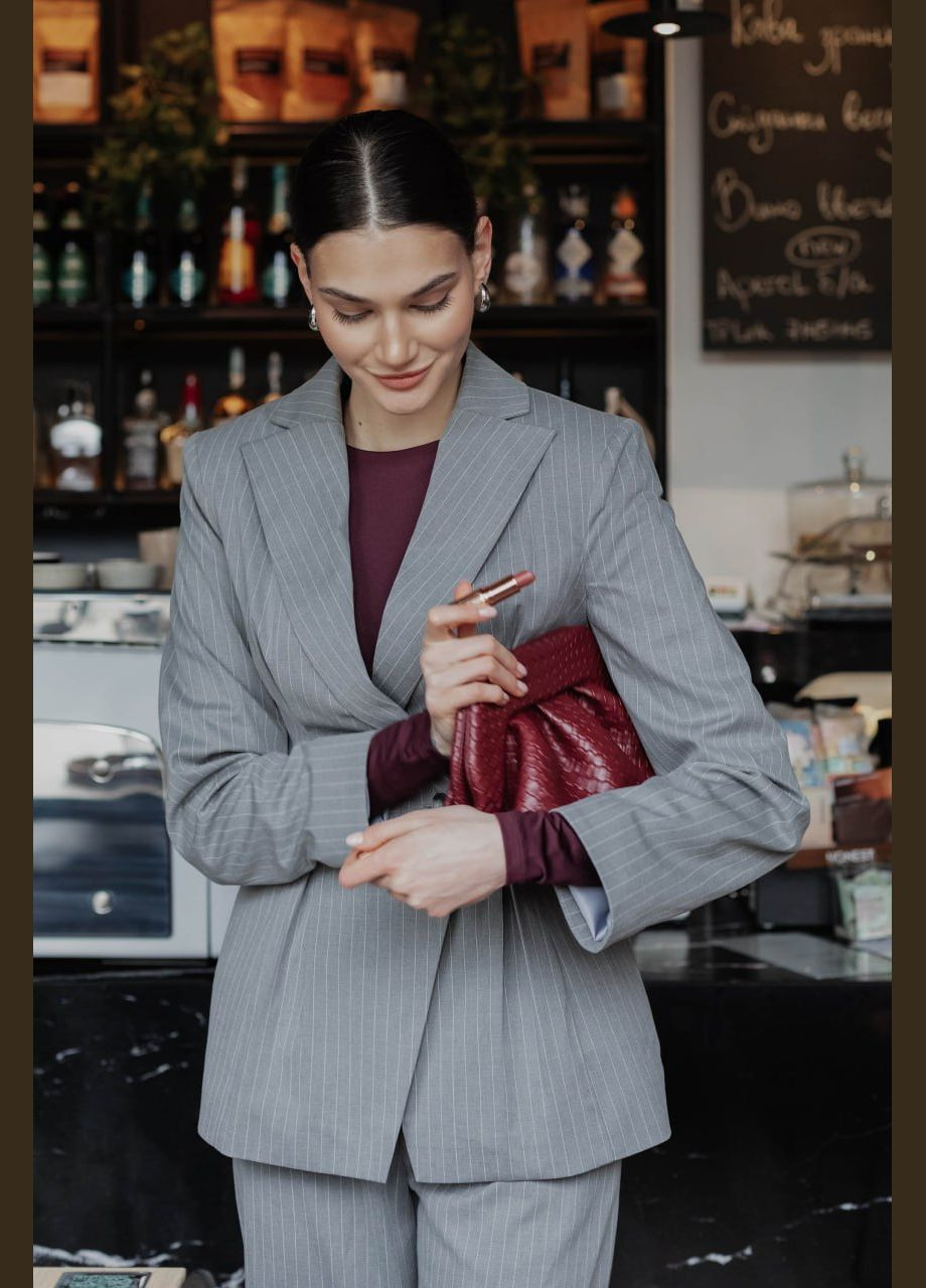 Однобортный пиджак приталенного кроя Jadone Fashion (320376435)